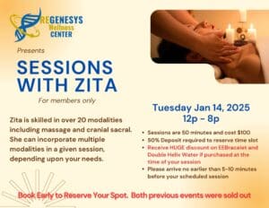 sessions with zita event